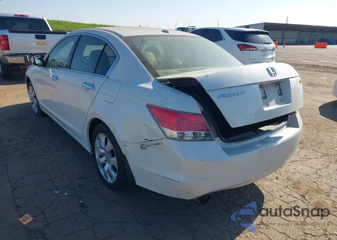 2008 Honda Accord 3.5 Ex-L из США, поврежденный, VIN 1HGCP36838A042242